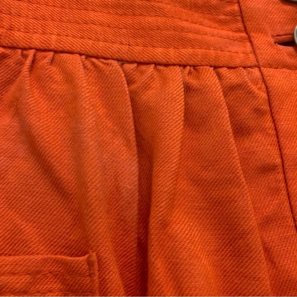 J Crew Factory Orange Skirt Size 2 - Picture 8 of 12